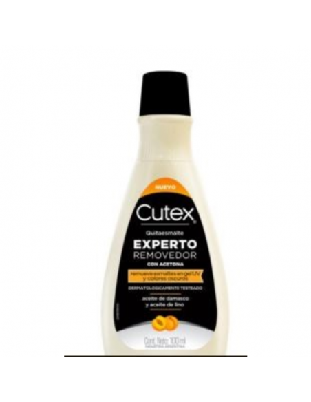 QUITA ESMALTES CUTEX EXPERTO REMOVEDOR 100 CC