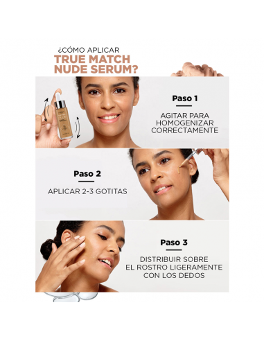 BASE LOREAL TRUE MATCH SERUM 5-6 MEDIUM TAN  