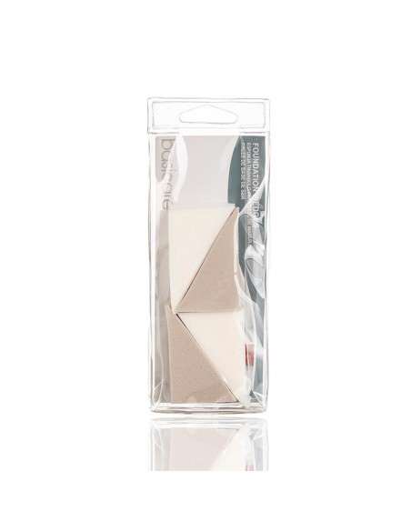 ESPONJA BASICCARE TRIANGULO PARA BASE  X 4