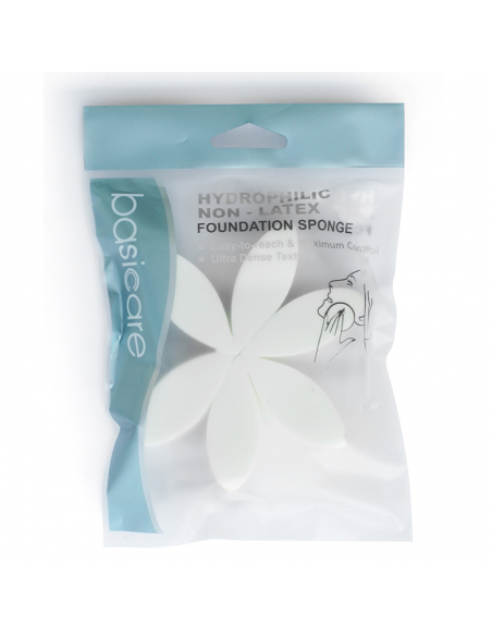 ESPONJA BASICCARE FORMA FLOR SIN LATEX