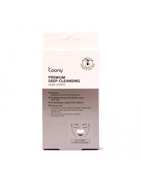 PARCHE COONY PREM NOSE STRIPS DEEP CLEAN6U
