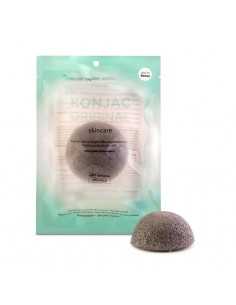 ESPONJA FACIAL NEGRA90%KONJAC10%CEN D BAMB
