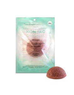 ESPONJA FACIAL ROJA 90%KONJAC10%ARC ROJA