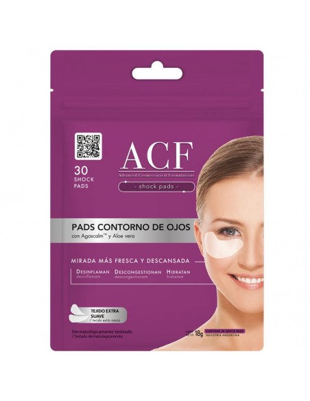 MASCARAS FACIALES ACF PADS DE OJERAS CON ALGAS Y ALOE  