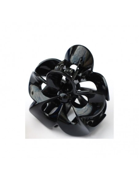 BROCHE BASICCARE FORMA FLOR-NEGRO