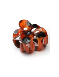 BROCHE BASICCARE FLOR MARRON