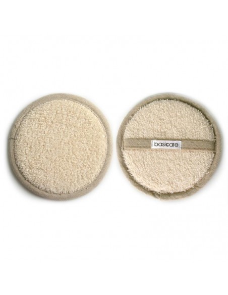 ESPONJA FACIAL BASICCARE DE BAñO DE SISAL Y TOALLA  