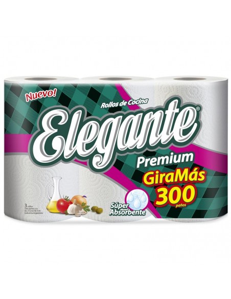 ROLLO DE COCINA ELEGANTE DH 3X100 PAÑOS