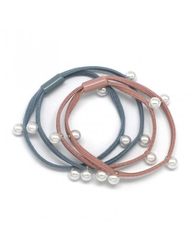 PELO-BROCHES Y COLITAS- BASICCARE CON PERLAS X 2  