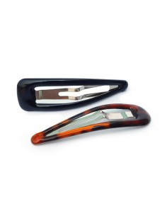 HEBILLAS BASICCARE (PACK X 6) NEGRO Y MARR