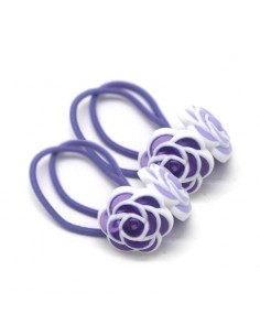 COLITA BASICCARE FORMA DE FLOR VIOLETA