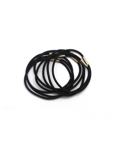 ELASTICOS BASICCARE FINITOS NEGROS X 24