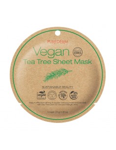 MASCARA PUREDERM VEGAN TEA TREE SHEET 