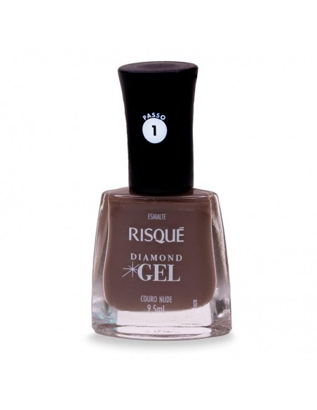 ESMALTE RISQUE COURO NUDE LINEA GEL 