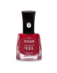ESMALTE RISQUE VERMELHO CEREJA LINEA GEL 