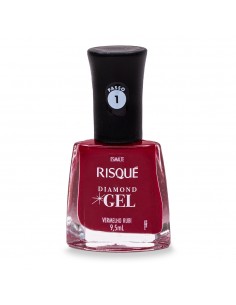 ESMALTE RISQUE VERMELHO RUBI LINEA GEL