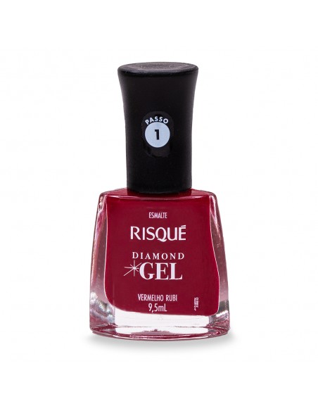 ESMALTE RISQUE VERMELHO RUBI LINEA GEL