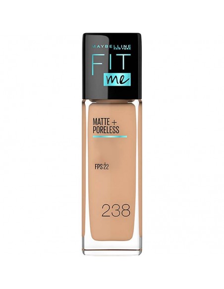 BASE MAYBELLINE FITME MATTE+PORE 238RICH TAN  