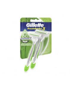 GILLETTE PRESTOBARBA 3 SENSECARE MAQ 2UN