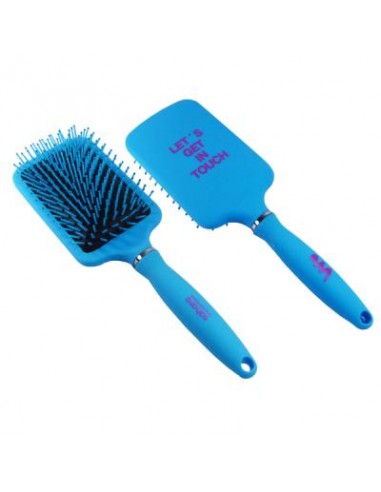 CEPILLO DE PELO SAHARA RUBBER TURQUOISE COLOUR PALETA  