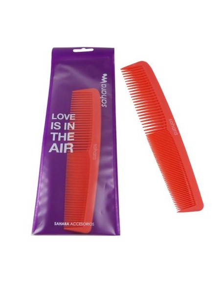 PEINE SAHARA RUBBER RED FAMILIAR