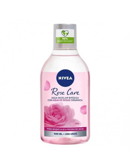 AGUA MICELAR NIVEA ROSA CARE 400CC