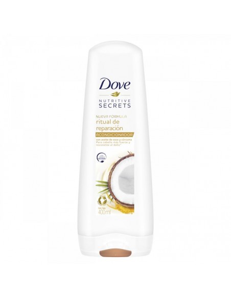 Acondicionador DOVE Ritual de Reparación Coco y Cúrcuma 400 ml