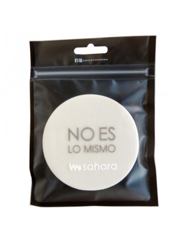 ESPONJA FACIAL SAHARA CISNE BLACK REDONDO LATEX 70MM  