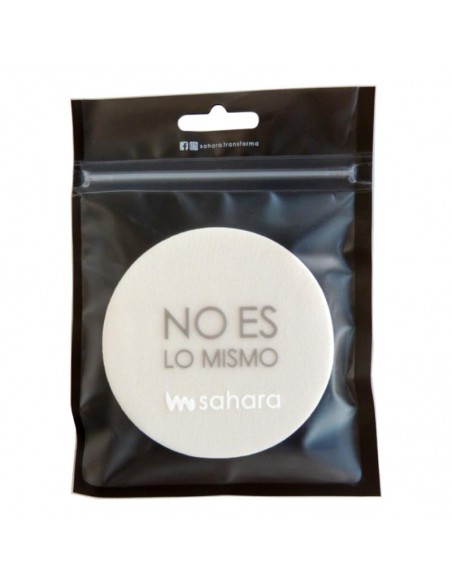 ESPONJA FACIAL SAHARA CISNE BLACK REDONDO LATEX 70MM  