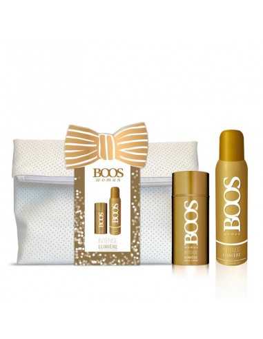 SET DE PERFUME BOOS NECESER+INT WOMAN LUMIERE EDP+DEO 90 CC