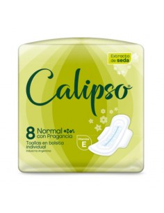 TOALLA FEMENINA CON FRAGANCIA CALIPSO NORMAL SEDA 8UN