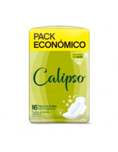 TOALLA FEMENINA CON FRAGANCIA CALIPSO NORMAL SEDA 16UN