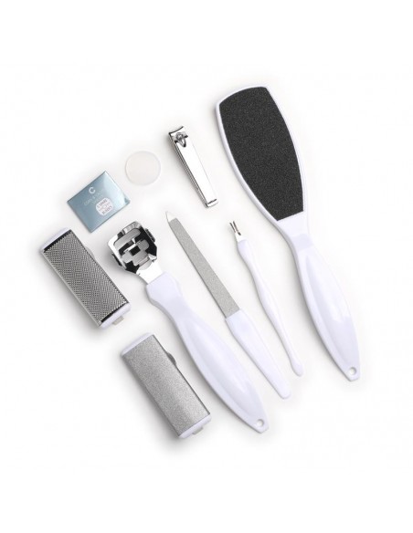 SET PEDICURIA BASICCARE PROFESIONAL 9 PIEZAS