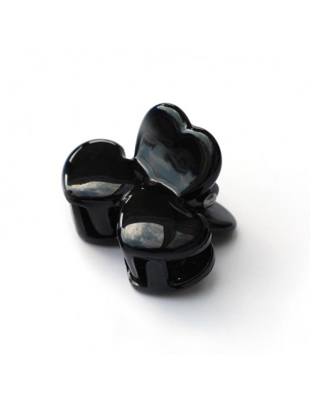 MINI BROCHE BASICCARE CORAZON NEGRO