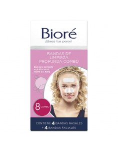 Biore Bandas de Limpieza Profunda X8
