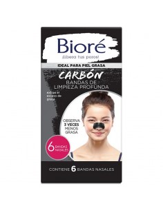 Biore Bandas De Limpieza Facial Carbon Activado