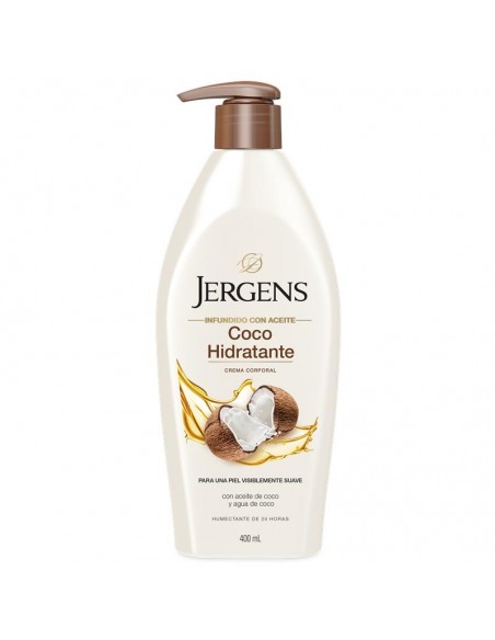 Jergens Crema Corporal Coco Hidratante Piel Suave Local