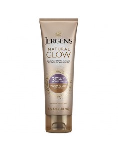 Autobroceante Jergens Humectante Natural Glow 3 Days to Glow Medio a Bronceado x 220 ml