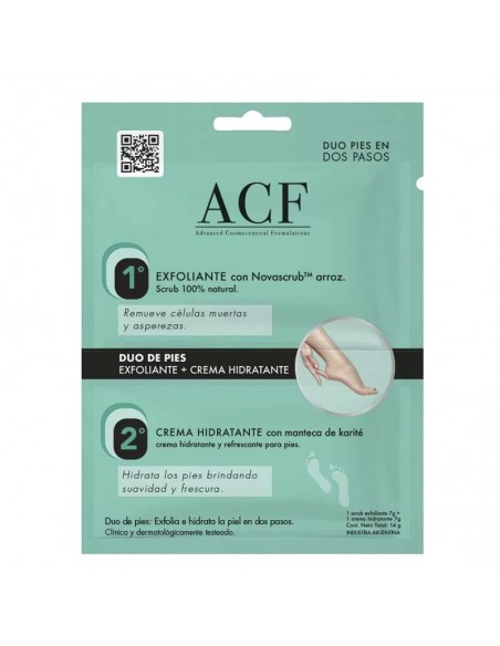 Mascara Dúo exfoliante de Pies ACF