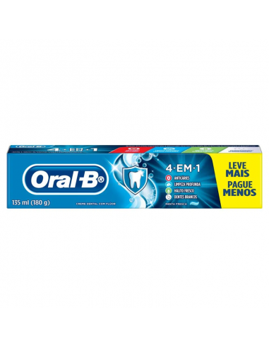 DENTIFRICO ORAL B 4 EN 1 180 GR