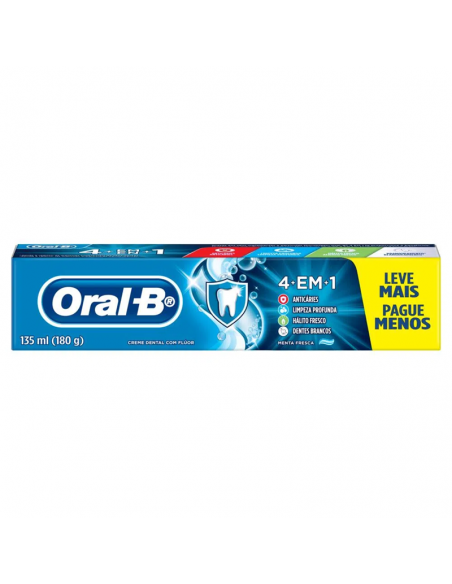 DENTIFRICO ORAL B 4 EN 1 180 GR