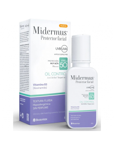 PROT SOLAR MIDERMUS FACIAL FPS 50 OIL CONT