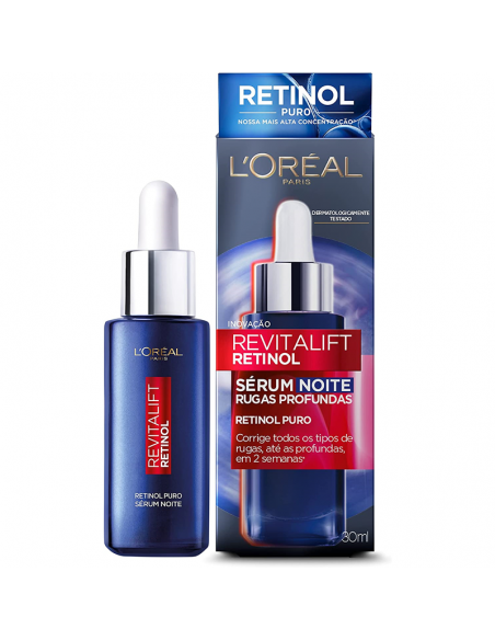 CR LOREAL REVITALIF RETINOL SERUM X30CC
