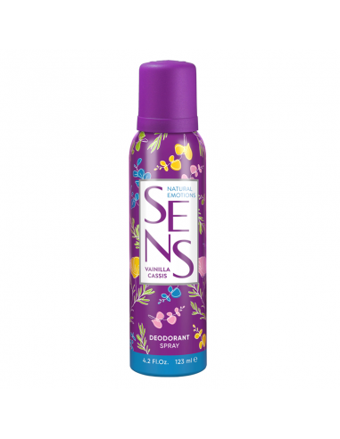 DESODORANTE PERSONAL SENS VAINILLA CASSIS 123 CC