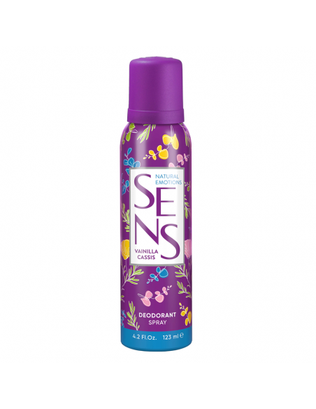 DESODORANTE PERSONAL SENS VAINILLA CASSIS 123 CC