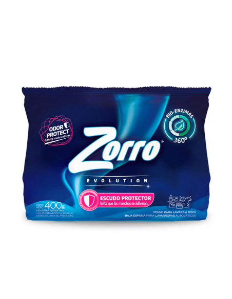 DET.POLVO ZORRO EVOLUTION ESCUDO PROT 400G