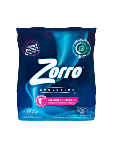 DET.POLVO ZORRO EVOLUTION ESCUDO PROT 800G