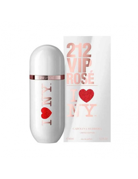 C HERRERA 212 VIP ROSE ILOVE NY EDP 80ML