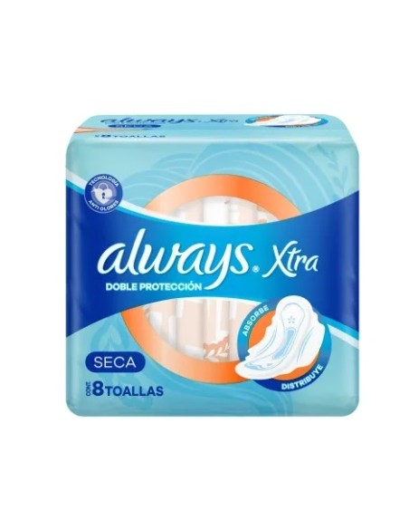 T.F.ALWAYS XTRA DOBLE PROT SECA 8UN