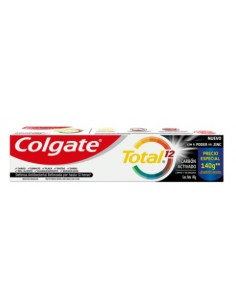 DENTIFRICO COLGATE TOTAL 12 CARBON ACTIVO 140 GR